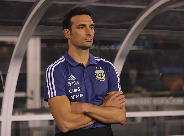 Lionel Scaloni is Messi's 9th different manager with Argentina